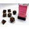 Scarab® Blue Blood™/gold 7-Dice Set
