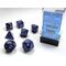 Scarab® Royal Blue/gold 7-Dice Set