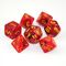 Vortex® Red w/yellow 7-Dice Set