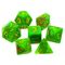 Vortex® Slime/yellow 7-Dice Set