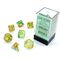 Nebula® Spring/white Luminary™ 7-Dice Set