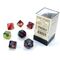 Nebula® Primary™/blue Luminary™ 7-Dice Set