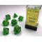 Borealis® Maple Green/yellow 7-Dice Set