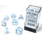Borealis® Icicle™/light blue Luminary™ 7-Dice Set