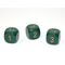 Opaque 16mm d3 (d6 w/ 1-2-3 twice) Dusty Green/copper