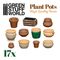 Plant Pot Resin Set (17)