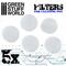 Airbrush Cleaning Pot Filters x5