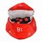 D20 Plush Dice Bag - Red/white D&D