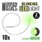 Blinking LEDs Green
