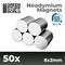 Neodymium Magnets N35 8x2mm (50)