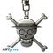 One Piece Skull Luffy 3D Metal Keychain