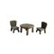 Runder Tisch mit zwei Stuhlen - Round Table with two Chairs