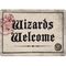 HARRY POTTER TIN SIGN WIZARDS WELCOME