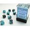 Gemini 12mm D6 Black-Shell/White Dice Block