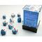 Gemini 12mm D6 Astral Blue/White Dice Block