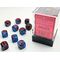 Gemini 12mm D6 Black Starlight/Red Dice Block