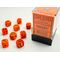 Vortex Orange/black 12mm d6 Dice Block (36 dice)