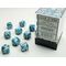 Lustrous 12mm D6 Slate/White Dice Block