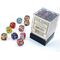 Nebula 12mm D6 Primary/Blue Luminary Dice Block