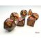 Scarab® Mini-hedral™ Blue Blood™/gold 7-Die Set