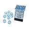 Borealis 12mm D6 Icicle/light Blue Luminary Dice Block