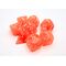 Translucent Neon Orange/White 7-Dice Set + Lab D6