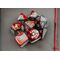 Gemini Red Steel/White Polyhedral - Lab Dice 8