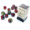 Nebula Primary/Blue Luminary 16mm d6 Dice Block (12)