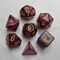 Drawlab Rhodonite Pink Dice Set