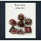 Drawlab Ruby Red Dice Set