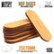 MDF Oval Pill Base 25x70mm (x10) (Thickness 3mm)
