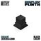 Black Display Block Plinth 3x3cm
