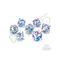 CritStones Liquid Core Dice Set Fantasia Fluid Electroplated
