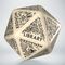 Dungeon Generator Die: Beige&Black