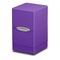Purple Satin Tower Deck Box