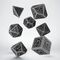 Celtic 3D Dice Set Gray & Black