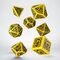 Celtic 3D Dice Set Yellow & Black