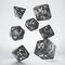 Classic RPG Dice Set  Smoky & White