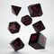Classic Runic Dice Set Black & Red