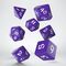 CLASSIC RUNIC DICE SET PURPLE&WHITE