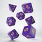 Classic Runic Dice Set Purple & Yellow