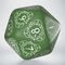 Level Counter D20 Green & White