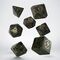 Dragons Dice Set Bottle Green & Gold - Nephrite