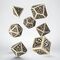 Dwarven Dice Set Beige & Black