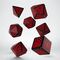 Dwarven Dice Set Black & Red