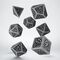 DWARVEN DICE SET GREY&BLACK