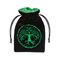 Forest Black & Green Dice Bag