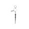 Harry Potter Metal Keychain Wand